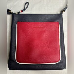 Tommy Hilfiger Crossbody Bags Blue and Red with a White Stripe